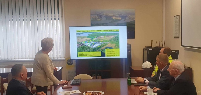 'Polaków rozmowy o gospodarce odpadami'-wizyta NOT-u w MZGOK 1