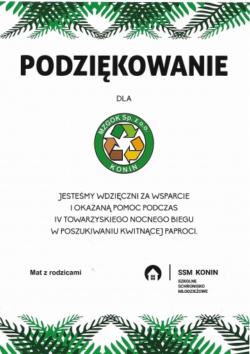 Podziękowania